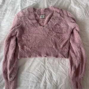 Sunday Best Pink V-Neck Sweater